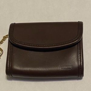 Vintage coach cardholder, coin, key chain